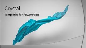  Presentation with maglev train high speed way - Audience pleasing slide set consisting of formed elements - flying fabric - high speed backdrop and a light gray colored foreground