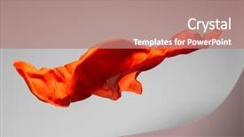  Presentation with speed - Amazing slide set having formed elements - flying fabric - high speed backdrop and a coral colored foreground