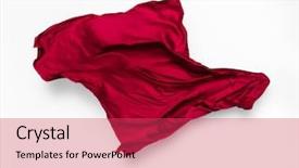  Presentation with motion design - Amazing slides having formed elements - piece of red fabric backdrop and a red colored foreground