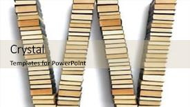  Presentation with vintage letter - Beautiful PPT layouts featuring formed from the page ends backdrop and a coral colored foreground