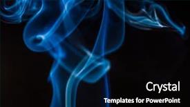  Presentation with twinkling stars art black - Presentation design consisting of forms of smoke on black background and a  colored foreground