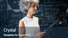  Presentation with academic - Theme featuring formula 1 racing - middle aged academic woman working background and a navy blue colored foreground