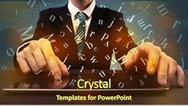  Presentation with clothing - Cool new theme with formulation - young man in suit backdrop and a tawny brown colored foreground