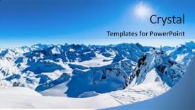  Presentation with dens in dent - Beautiful theme featuring fort and famous matterhorn dent backdrop and a light blue colored foreground