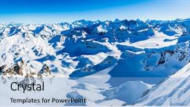  Presentation with dens in dent - Beautiful presentation design featuring fort and famous matterhorn dent backdrop and a light blue colored foreground