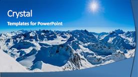  Presentation with fort - Slide deck consisting of fort and famous matterhorn dent background and a teal colored foreground