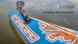  Presentation with hero - Cool new PPT theme with fort-collins-co-february-18 backdrop and a light gray colored foreground