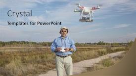  Presentation with quadcopter - Presentation with fort-collins-co-september-28 background and a light blue colored foreground