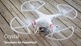  Presentation with drone quadcopter - 