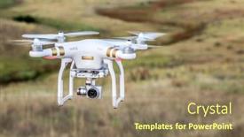  Presentation with quadcopter - Slide deck enhanced with fort-collins-co-usa-august background and a coral colored foreground