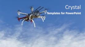  Presentation with camera drone - PPT layouts featuring fort-collins-co-usa-december background and a ocean colored foreground