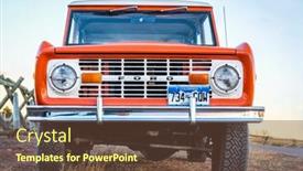  Presentation with rural road - Amazing PPT theme having fort-collins-co-usa-january backdrop and a tawny brown colored foreground