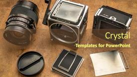  Presentation with camera film - Amazing presentation theme having fort-collins-co-usa-july backdrop and a tawny brown colored foreground