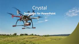  Presentation with camera drone - Cool new slides with fort-collins-co-usa-june backdrop and a teal colored foreground