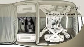  Presentation with drone quadcopter - Slide deck featuring fort-collins-co-usa-march background and a mint green colored foreground