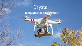  Presentation with quadcopter - Amazing presentation theme having fort-collins-co-usa-november backdrop and a teal colored foreground