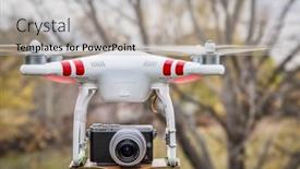  Presentation with quadcopter - Colorful theme enhanced with fort-collins-co-usa-november backdrop and a light gray colored foreground