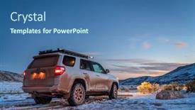  Presentation with mountain snow - Audience pleasing presentation theme consisting of fort-collins-co-usa-october backdrop and a  colored foreground