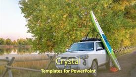  Presentation with touring - PPT theme enhanced with fort-collins-co-usa-october background and a tawny brown colored foreground