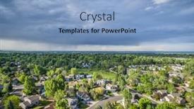  Presentation with springtime - Cool new presentation theme with fort-collins-co-usa backdrop and a light blue colored foreground