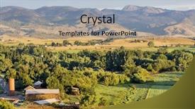  Presentation with farmland - Presentation having fort collins in northern colorado background and a light blue colored foreground