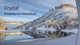  Presentation with fort - Slides consisting of fort collins in northern colorado background and a light blue colored foreground