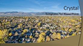  Presentation with aerial view of cape town - Audience pleasing PPT layouts consisting of fort collins in northern backdrop and a light blue colored foreground