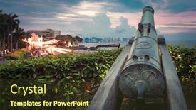  Presentation with fort - Cool new theme with fort-cornwallis-bastion-fort backdrop and a tawny brown colored foreground