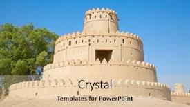  Presentation with oasis - Cool new slides with fort in al ain oasis backdrop and a lemonade colored foreground