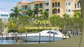  Presentation with fort - Presentation consisting of homes coast - yacht and luxurious waterfront home background and a tawny brown colored foreground