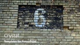  Presentation with 19th century - Audience pleasing theme consisting of fort-on-bald-mountain-lysohorsky backdrop and a gray colored foreground