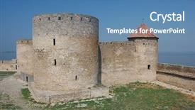  Presentation with region 3 - Cool new presentation theme with fort visit - belgorod dnestrovsky fortress odessa region backdrop and a  colored foreground