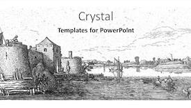  Presentation with fort - Audience pleasing PPT layouts consisting of fort-with-defenses-of-tholen backdrop and a white colored foreground