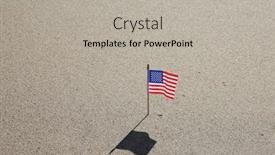  Presentation with america freedom - PPT theme with forth-of-july-american-independence background and a light gray colored foreground