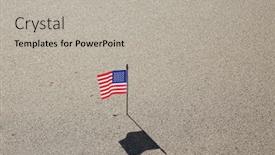  Presentation with america freedom - Slide deck having forth-of-july-american-independence background and a light gray colored foreground