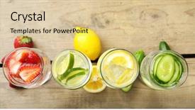  Presentation with different - Beautiful slide deck featuring fortify - glasses of different home made backdrop and a lemonade colored foreground