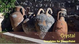  Presentation with museum - Amazing presentation theme having fortress-in-marmaris-at-present backdrop and a tawny brown colored foreground