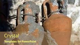  Presentation with august - Colorful presentation theme enhanced with fortress-in-marmaris-at-present backdrop and a  colored foreground