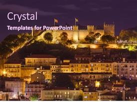 Fortress Of Saint George Lisbon PPT template 7 | CrystalGraphics