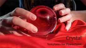  Presentation with fortune teller - Audience pleasing presentation theme consisting of fortune teller using crystal ball backdrop and a red colored foreground