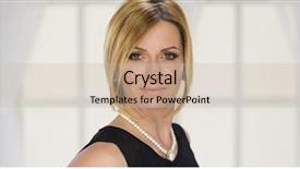  Presentation with years of service award - Presentation theme enhanced with forty years lady and celebration background and a soft green colored foreground