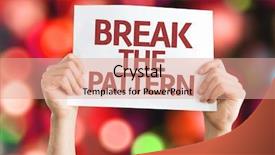  Presentation with pattern - Colorful PPT layouts enhanced with forward converter - break the pattern card backdrop and a coral colored foreground