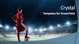  Presentation with victory - Amazing theme having champ - endless will to victory mixed backdrop and a navy blue colored foreground