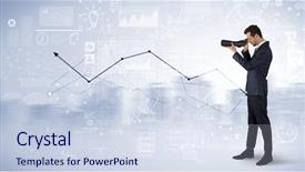  Presentation with forward - Cool new theme with forward through binoculars with increase backdrop and a sky blue colored foreground