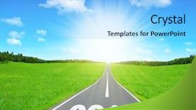  Presentation with new year - Amazing PPT theme having forward to the new year backdrop and a light blue colored foreground