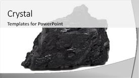  Presentation with fossil fuel - Audience pleasing slide deck consisting of fossil fuel - coal backdrop and a white colored foreground