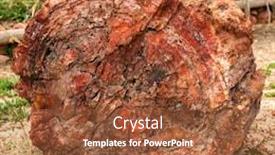  Presentation with utah - Slide set having fossilised-tree-trunk-in-utah background and a red colored foreground