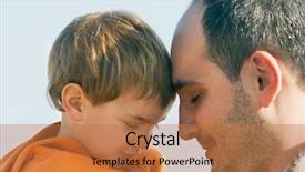  Presentation with father - Amazing presentation design having foster parents - father and son backdrop and a  colored foreground