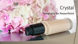  Presentation with foundation - Colorful slide set enhanced with foundation cream close up backdrop and a lemonade colored foreground