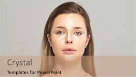  Presentation with foundation - Presentation theme having foundation-on-the-face background and a coral colored foreground